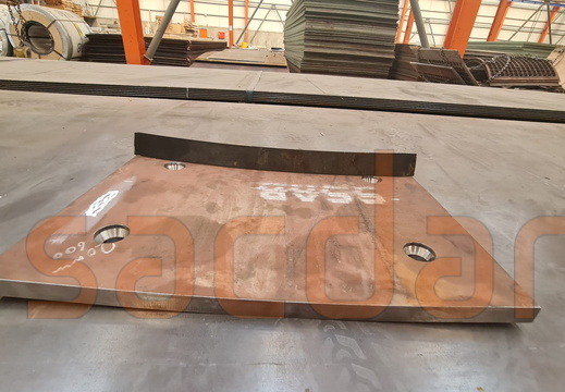 Hardox 600 20mm Abkant Büküm - Hardox 600 20mm steel bending
