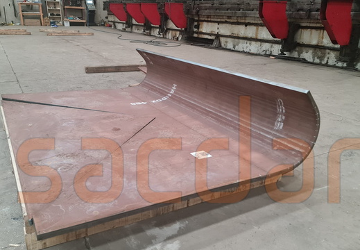 Hardox 450 20mm Abkant Büküm