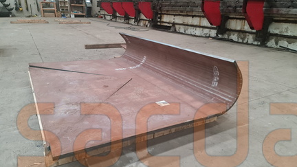 Hardox 450 20mm Abkant Büküm