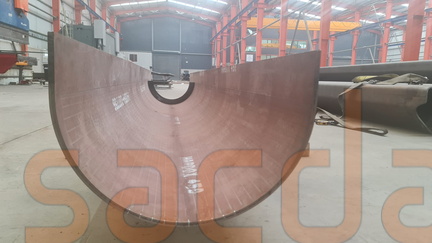 Hardox 450 12mm Radüslü Abkant Büküm