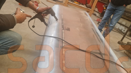 Miilux protection 500 15mm Zırh Sacı Abkant büküm sonrası manyetik test