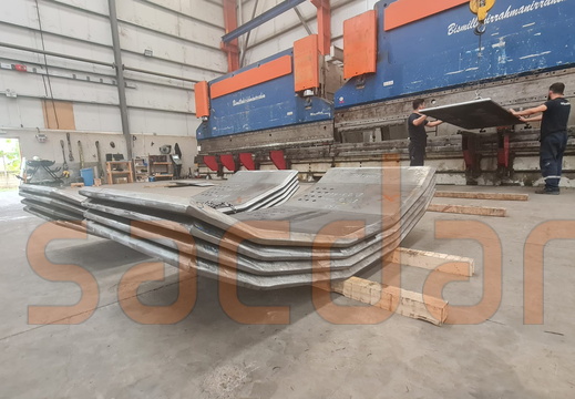 45mm st52 Abkant büküm işlemimiz