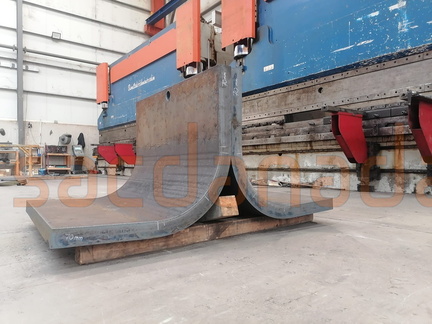 70mm st52 abkant büküm işlemimiz