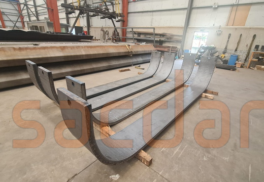 55mm S355J2+N (ST52) Abkant Büküm - Door Frame