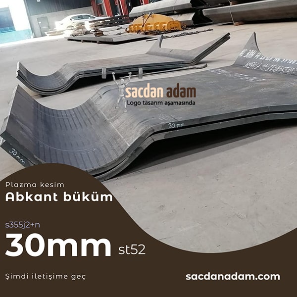 30mm st52 Abkant Büküm