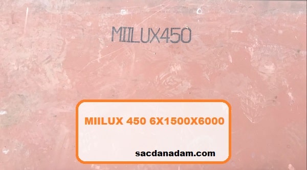Miilux 450  6mm 1500x6000