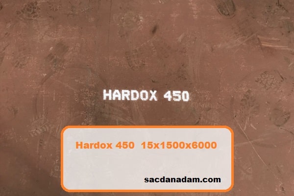 Hardox 450 15mm 1500x6000