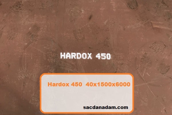Hardox 450 40mm 1500x6000