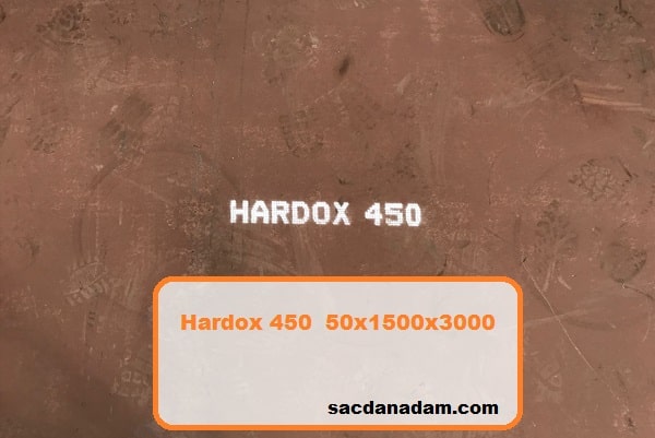Hardox 450 50mm 1500x3000